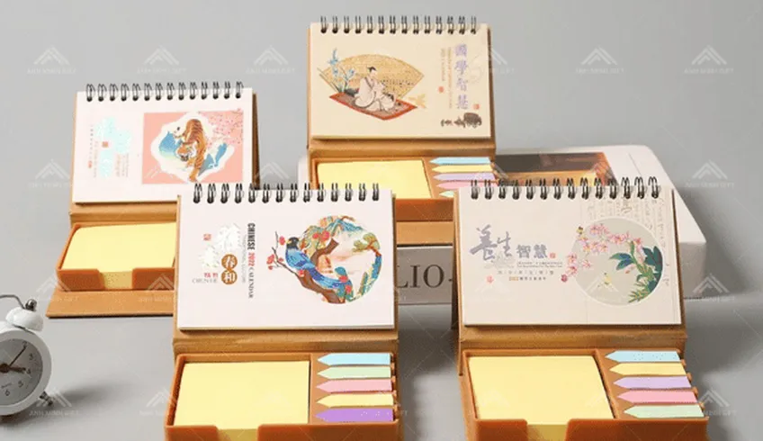 Dịch vụ làm lịch gỗ để bàn quà tặng doanh nghiệp sang trọng