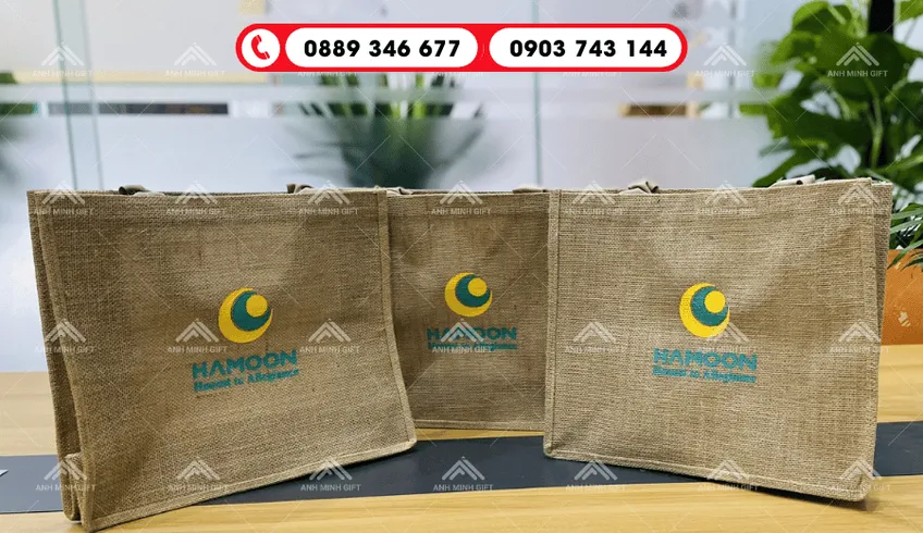 Địa chỉ may túi vải đay túi cói quà tặng uy tín chất lượng tại TPHCM