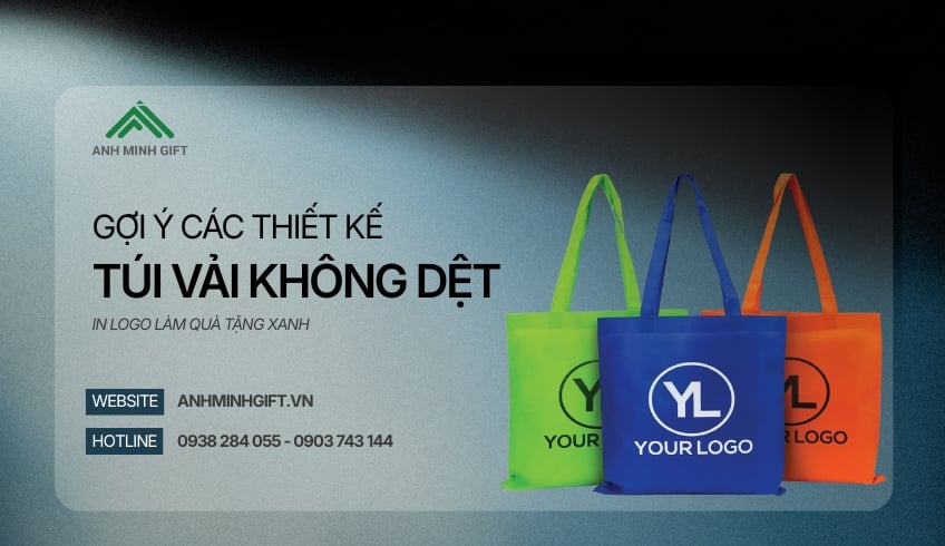 Gợi ý các thiết kế túi vải không dệt in logo độc đáo làm quà tặng xanh