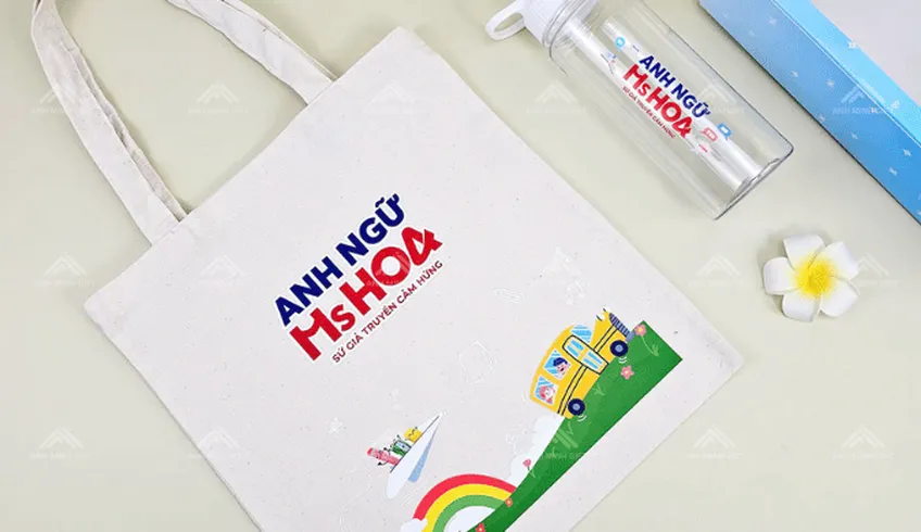 Cung cấp túi vải canvas cho trung tâm Anh ngữ, trường học giá tốt 2026