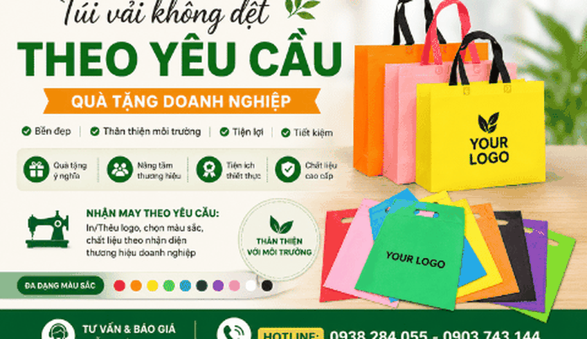 Dịch vụ in túi vải không dệt giá rẻ lấy nhanh số lượng lớn tại xưởng