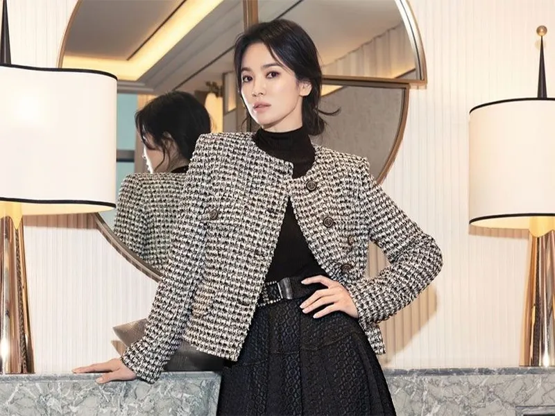 ÁO DẠ TWEED TIỂU THƯ HÀN QUỐC