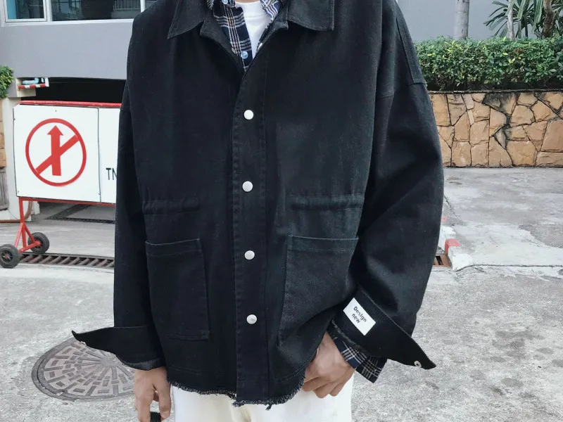 ÁO KHOÁC HÀN QUỐC NAM (ĐEN)