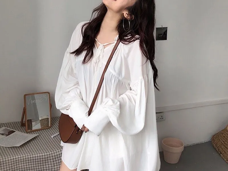 VÁY BABYDOLL NỮ HÀN QUỐC (TRẮNG)