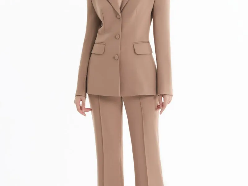 SET VEST CAO CẤP PHỐI QUẦN ỐNG LOE (BE ĐẬM)