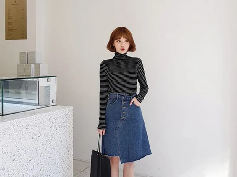 ÁO GIỮ NHIỆT CỔ CAO (ĐEN)