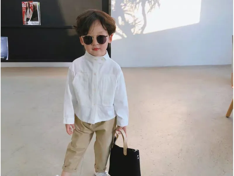 ÁO KHOÁC HÀN QUỐC TRẺ EM (TRẮNG)