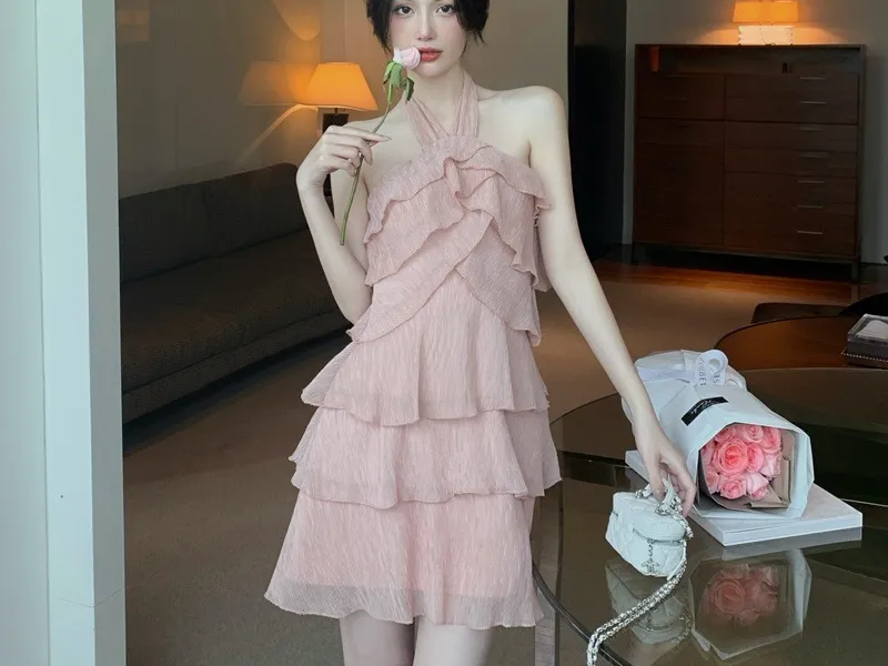 ĐẦM NHIỀU TẦNG TIỂU THƯ (HỒNG)