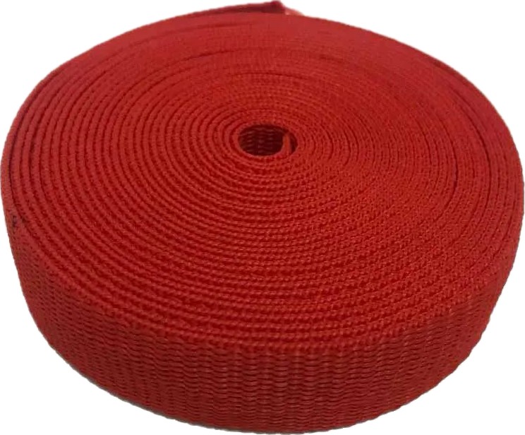 Dây đai dệt PP 25mm màu đỏ