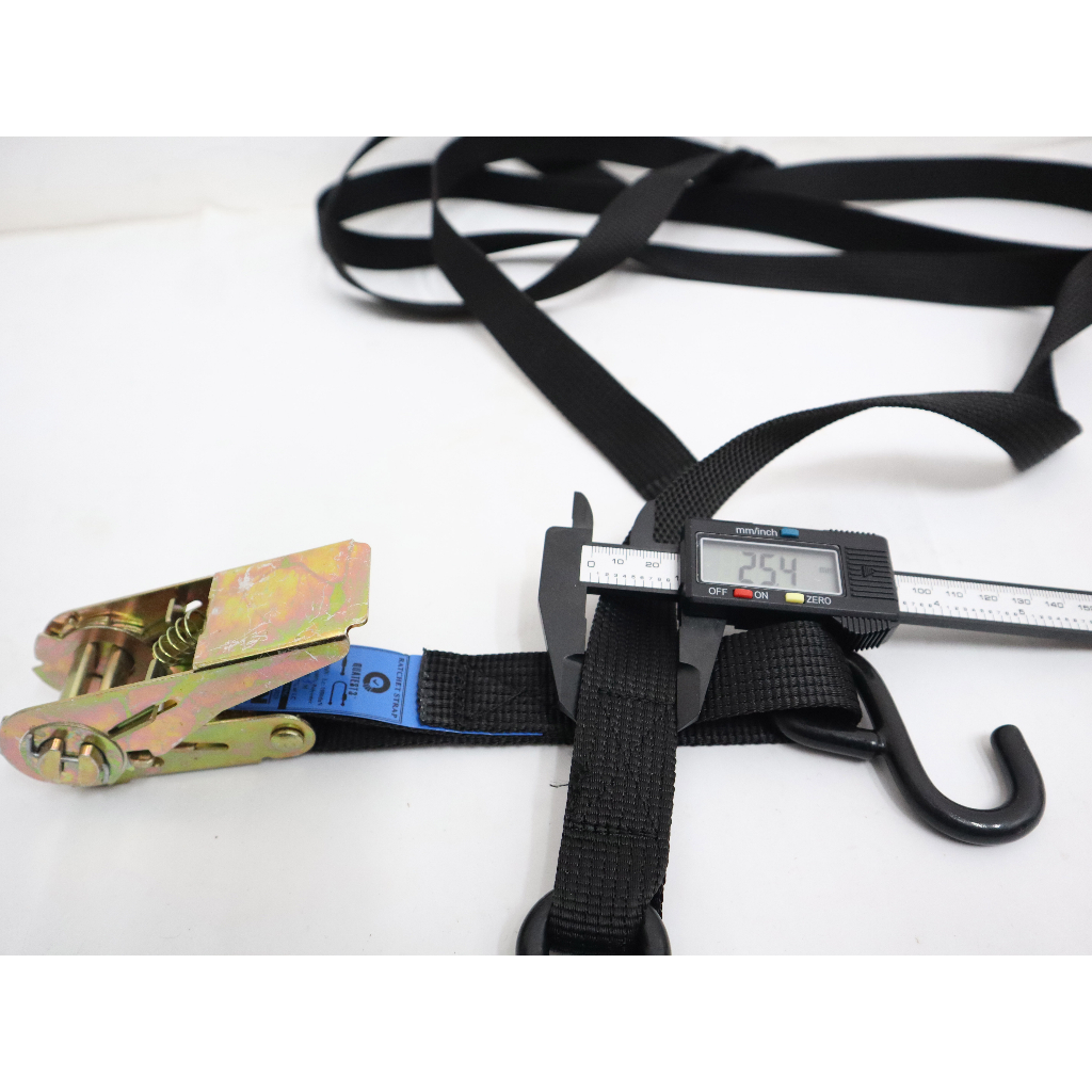 dây tăng đơ bản 25mm Dây tăng đơ móc s màu đen