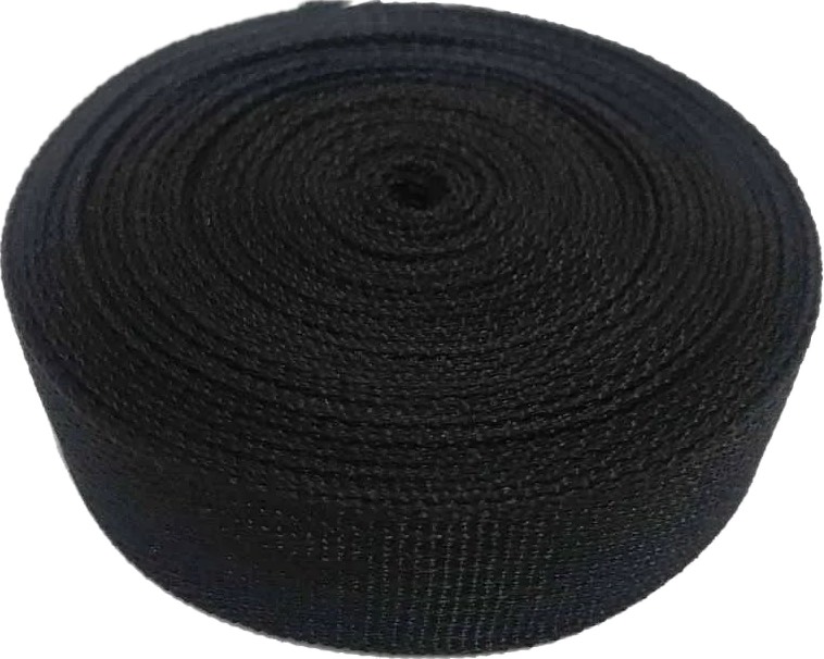 Dây đai dệt PP 25mm màu đen