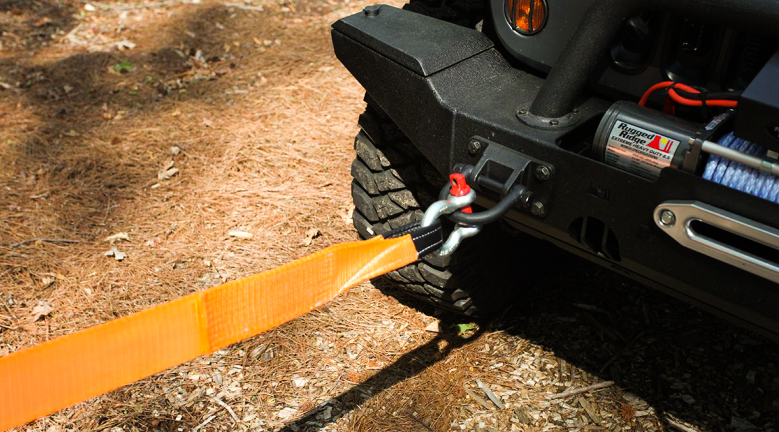 Dây cáp vải kéo xe ô tô