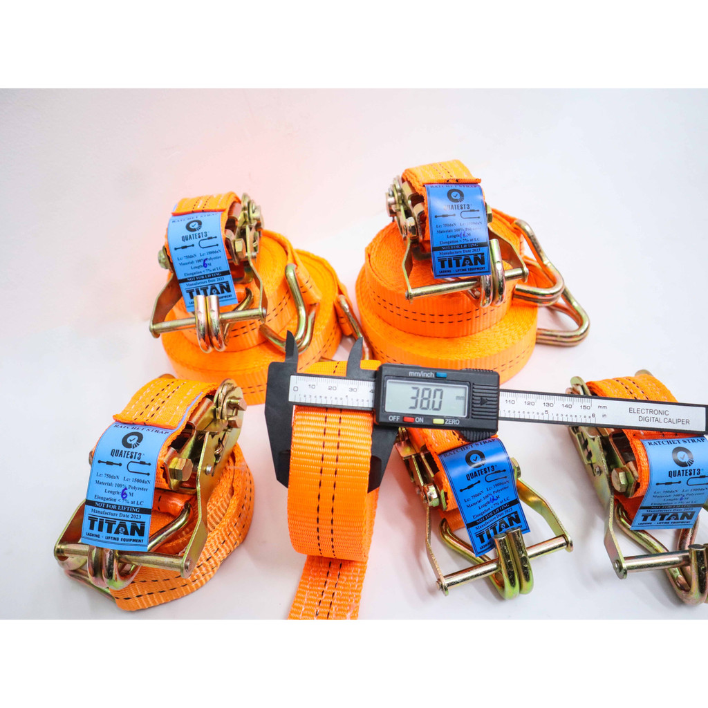 dây tăng đơ 38mm bản rộng dây tăng đơ bản 38mm móc j màu cam