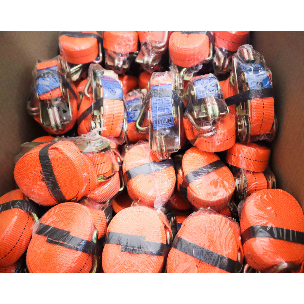 Dây tăng đơ bản 25mm móc j màu cam Dây tăng đơ bản 25mm móc j màu cam