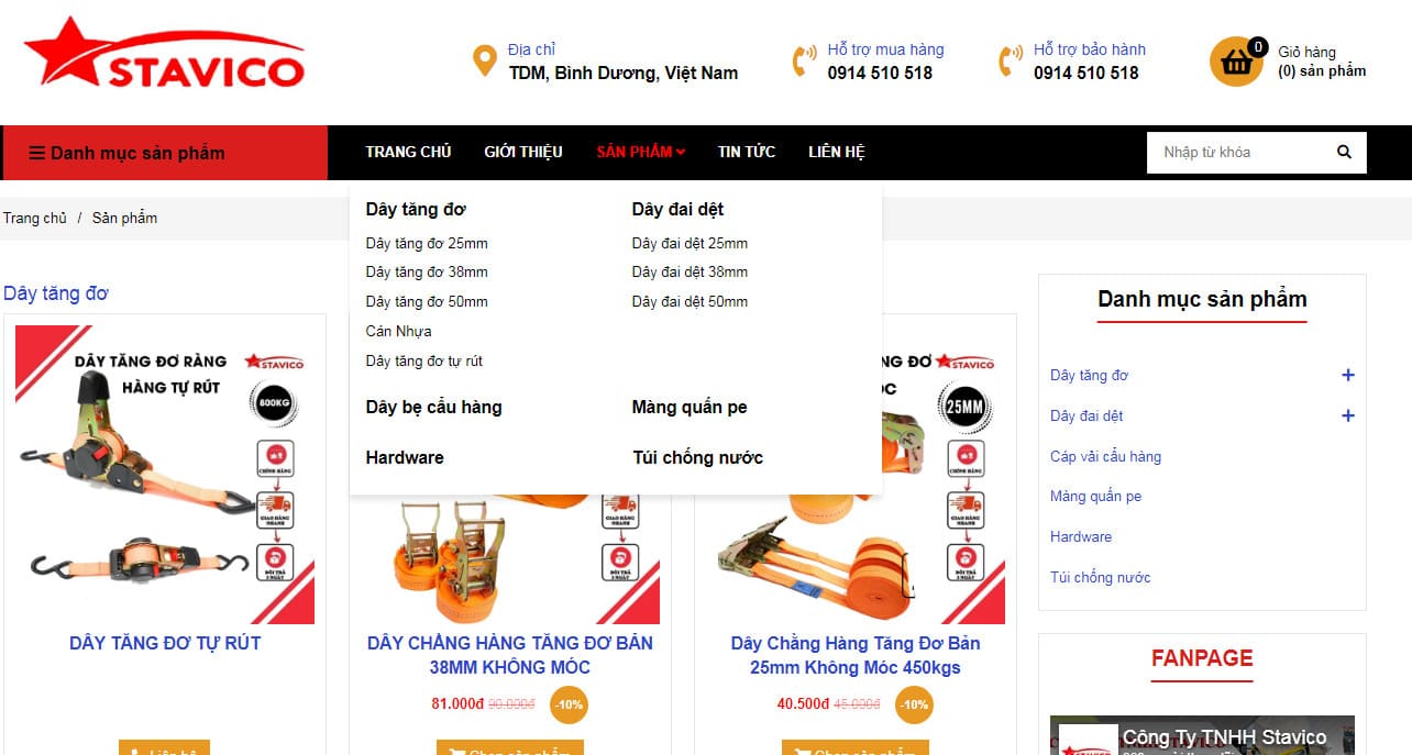 Hướng dẫn mua hàng của Stavico