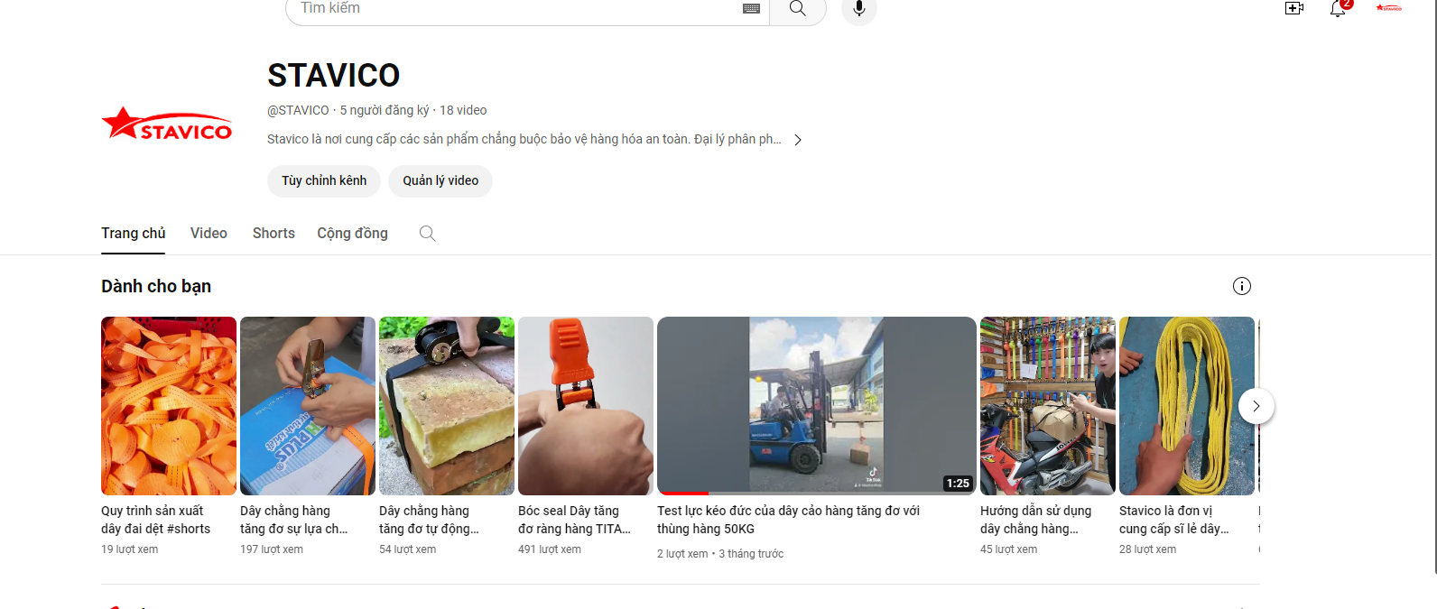 kênh fampage stavico Kênh fanpage stavico