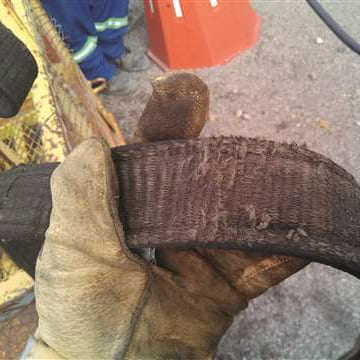 Nhận biết dây bẹ cẩu hàng bị hư hỏng