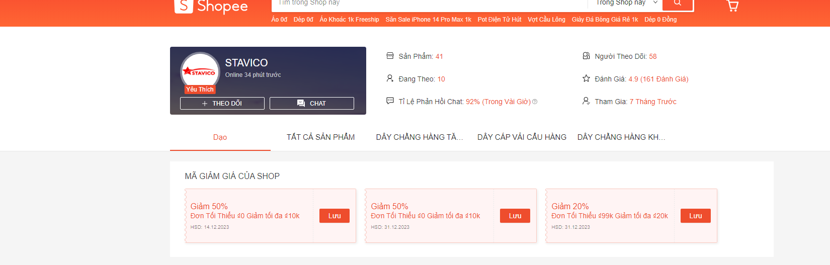 Kênh shoppe stavico Kênh shoppe stavico