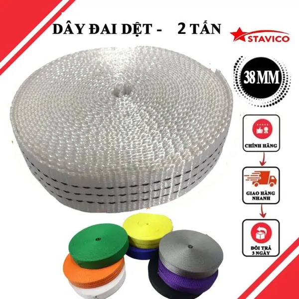 DÂY ĐAI VẢI 38MM 2 TẤN
