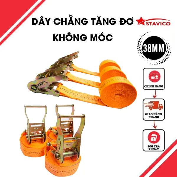 DÂY CHẰNG HÀNG TĂNG ĐƠ BẢN 38MM KHÔNG MÓC