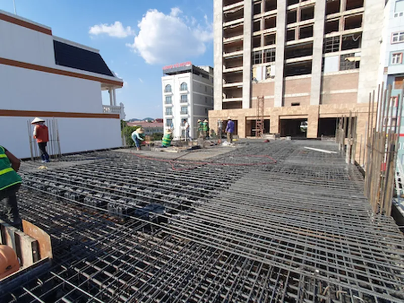 Khách sạn 8 tầng Lạng Sơn ứng dụng sàn phẳng