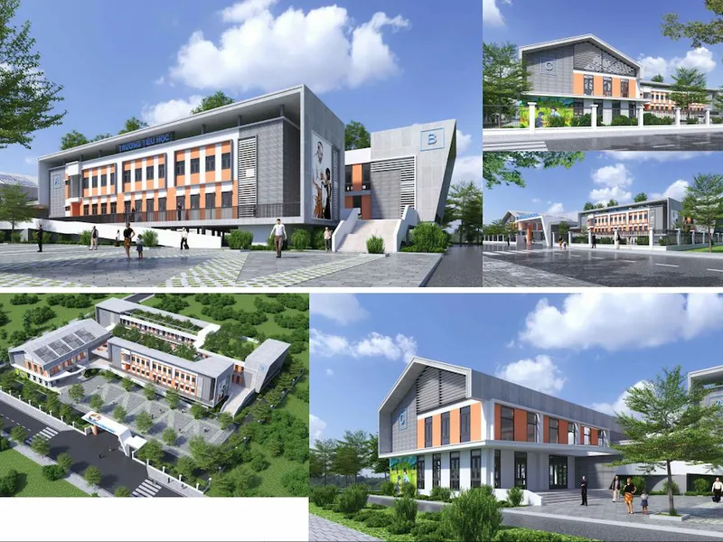 Thiết kế trường học hồ sơ tiêu chuẩn thi công