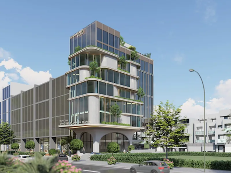 Trung tâm thương mại Hải Dương ứng dụng sàn vượt nhịp