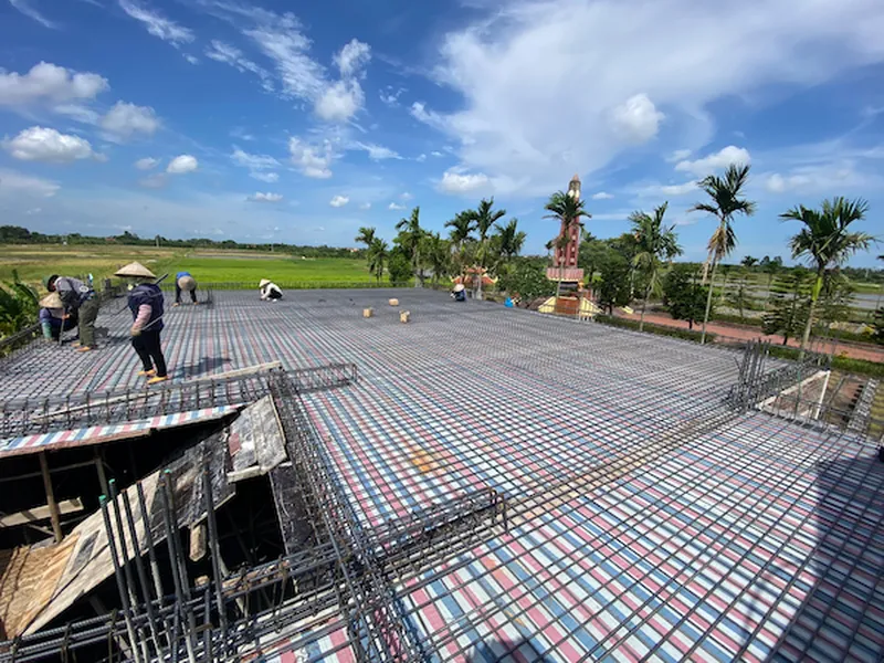 Công trình dầm vượt nhịp 8m nhà Hải Dương