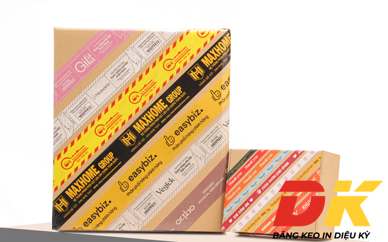 Ưu điểm của băng keo in logo theo yêu cầu Ưu điểm của băng keo in logo theo yêu cầu