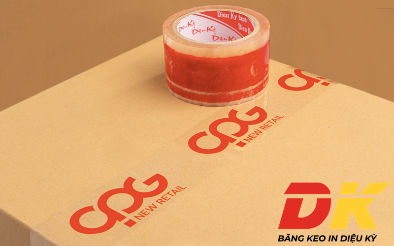 Băng keo in chữ logo CPG New Retail Băng keo in chữ logo CPG New Retail