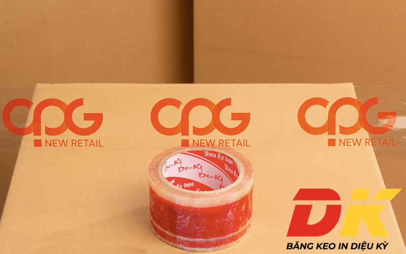 CPG New Retail đã sử dụng băng keo in chữ và logo CPG New Retail để đóng gói. CPG New Retail đã sử dụng băng keo in chữ và logo CPG New Retail để đóng gói.