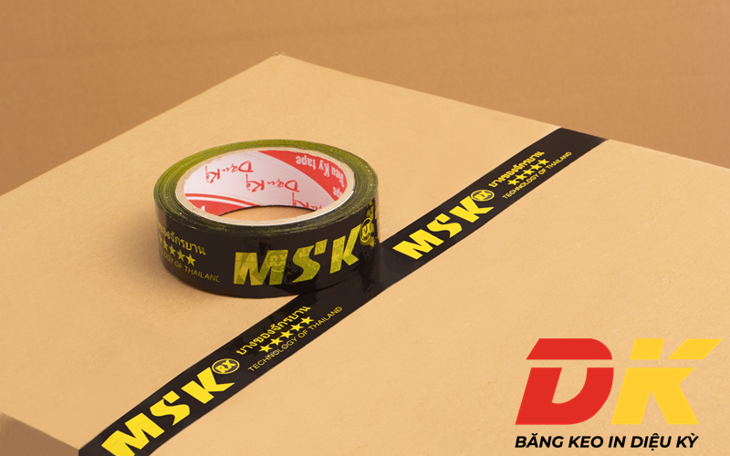 MSK đã sử dụng băng keo in chữ và logo MSK để đóng gói. MSK đã sử dụng băng keo in chữ và logo MSK để đóng gói.