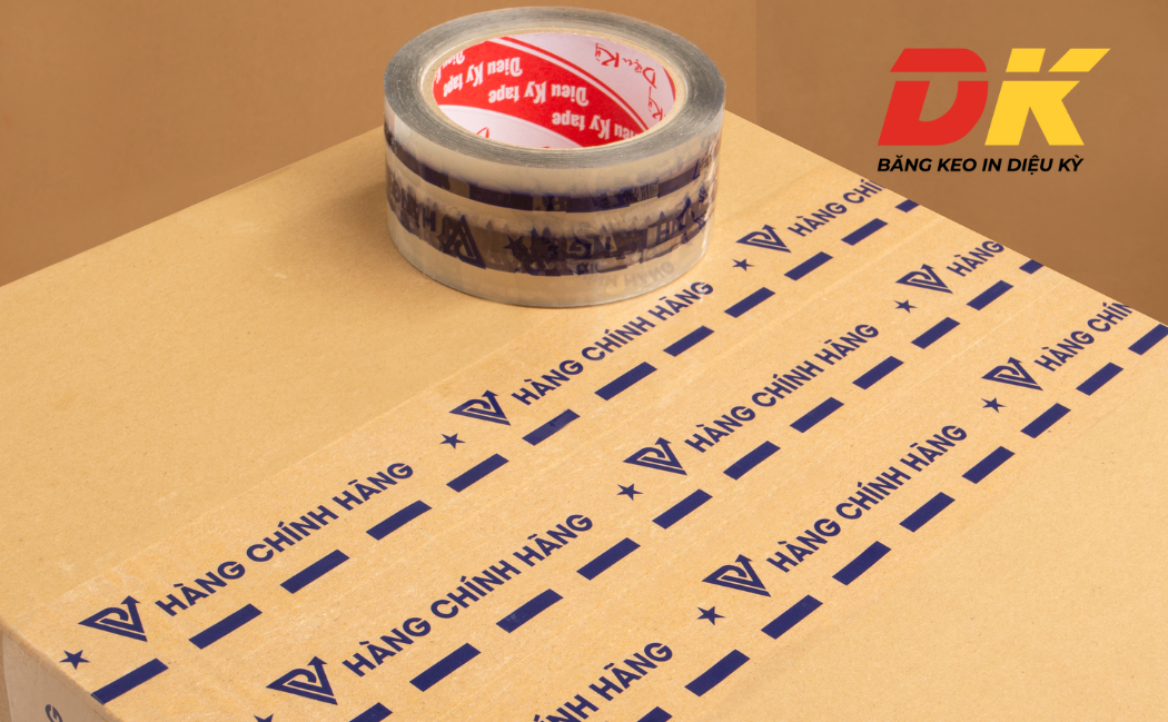 băng keo trong in logo