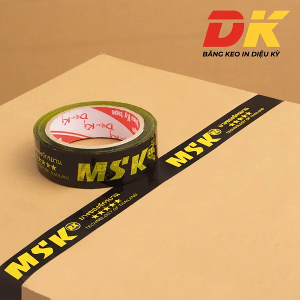 Băng keo in chữ MSK