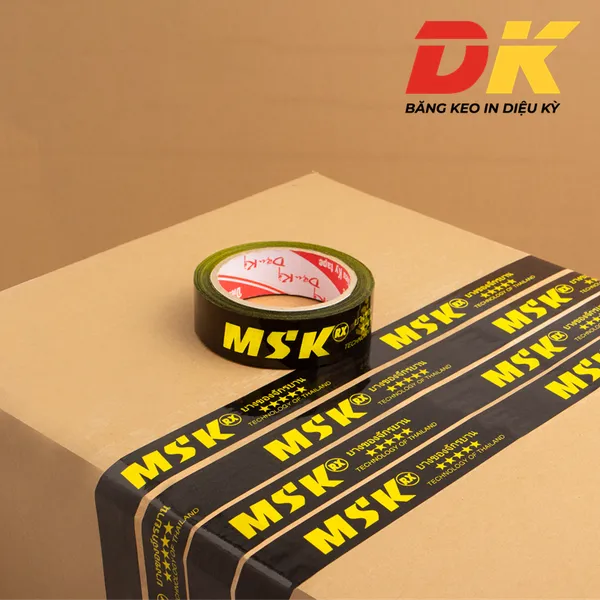 Băng keo in chữ MSK