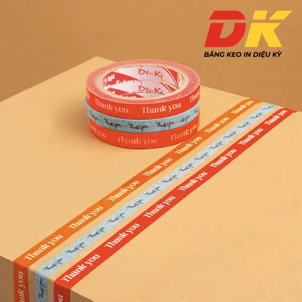 Băng keo in chữ Thank you
