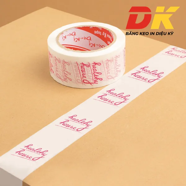 Băng keo in chữ Healthy House