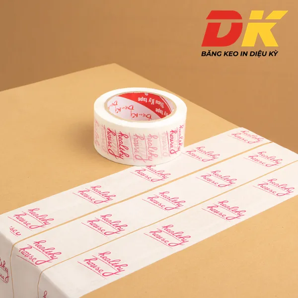 Băng keo in chữ Healthy House