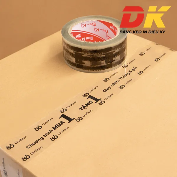 Băng keo in chữ Unifam