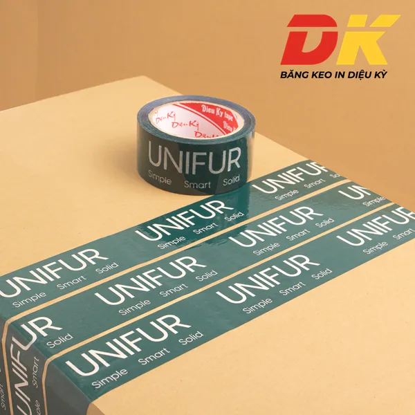 Băng keo in chữ UNIFUR