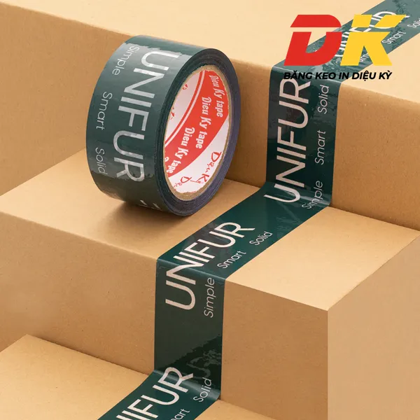 Băng keo in chữ UNIFUR