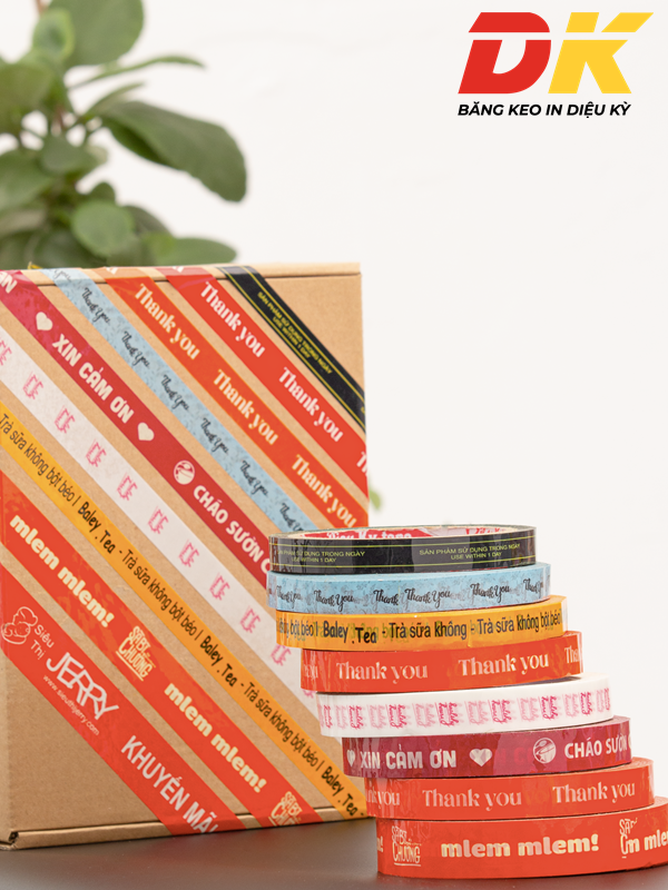 Xây dựng thương hiệu với băng keo in logo và chữ Xây dựng thương hiệu với băng keo in logo và chữ