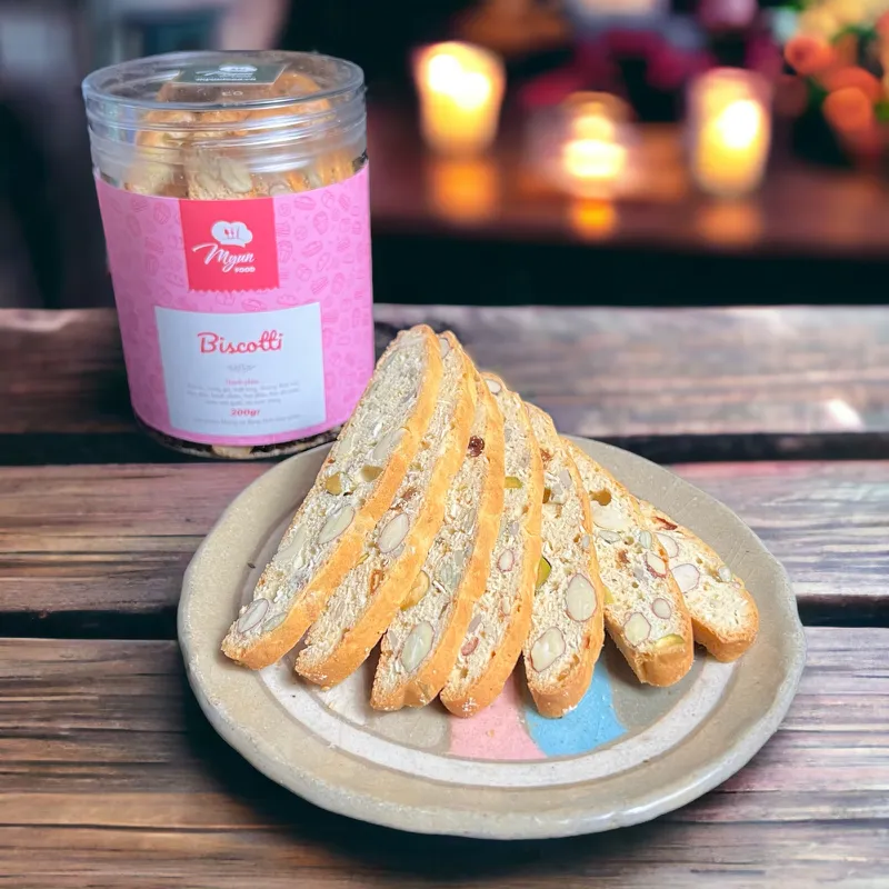 Biscotti Nguyên Vị (Original) 200gr - Myun Food Ẩm Thực Buôn Mê