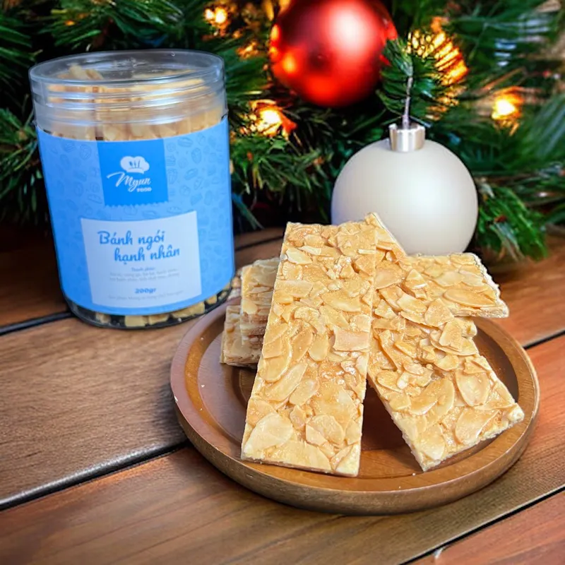 Bánh Ngói Hạnh Nhân 200gr - Myun Food Ẩm Thực Buôn Mê