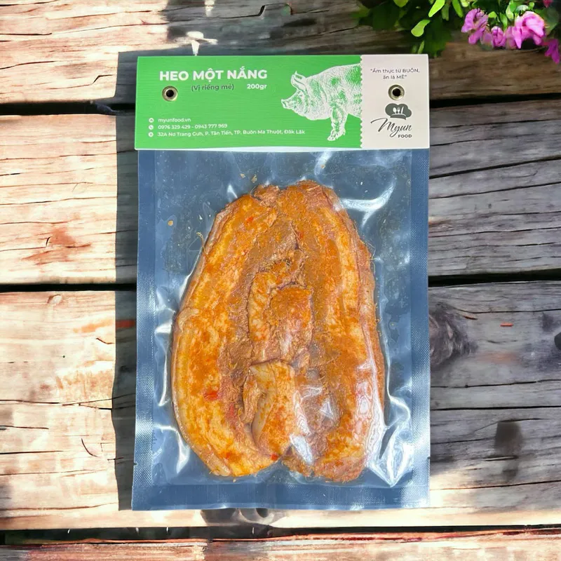 Heo Một Nắng (Vị Riềng Mẻ) 200gr - Myun Food Ẩm Thực Buôn Mê