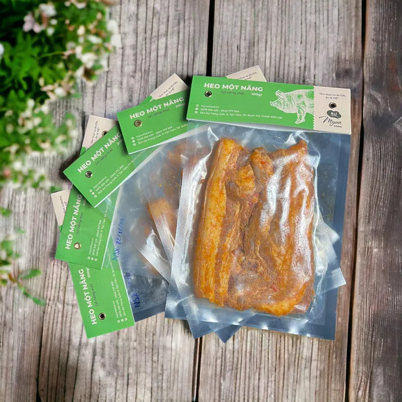 Heo Một Nắng (Vị Riềng Mẻ) 1Kg - Myun Food Ẩm Thực Buôn Mê