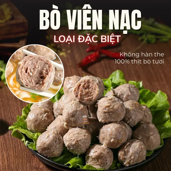 Bò viên nạc Happy Cow 1kg