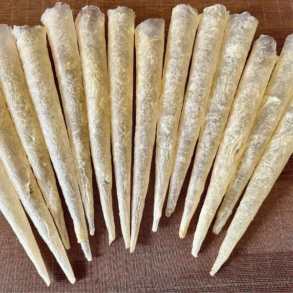 Bong bóng cá basa hình đầu kim 1kg - Hàng loại 1