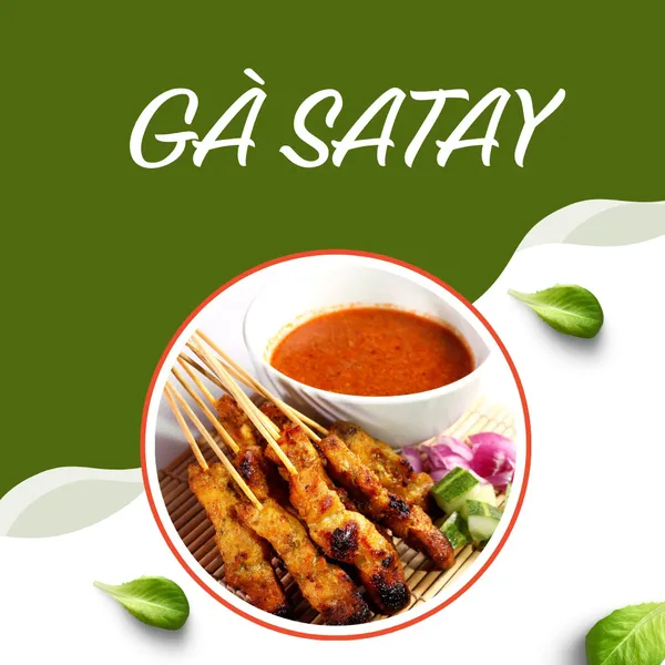 Gà Satay - Bịch gồm 50 xiên