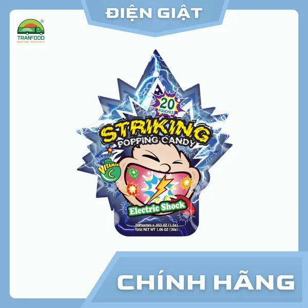 Kẹo Nổ Striking Điện giật gói 30g  | Hàng nhập khẩu